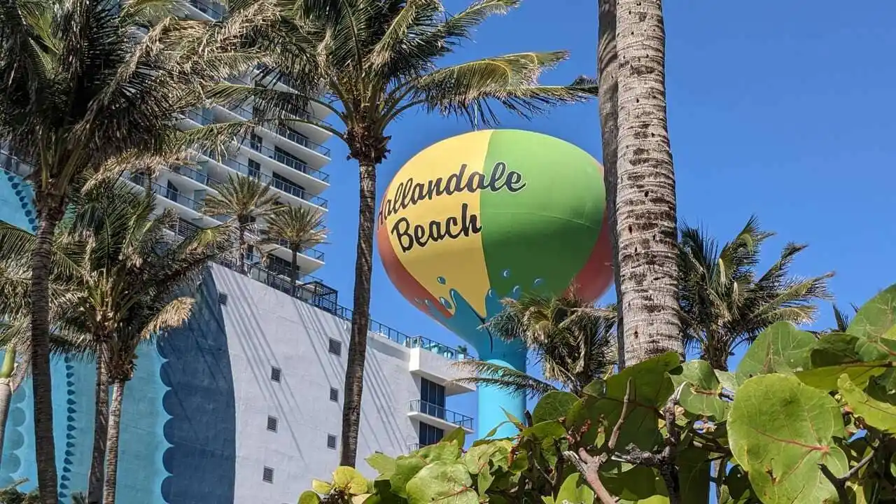 Hallandale Beach Ball monument