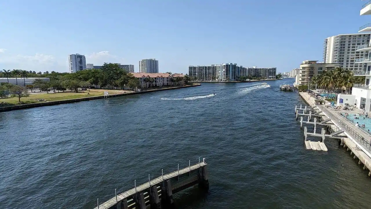 Water channel Hallandale Blvd